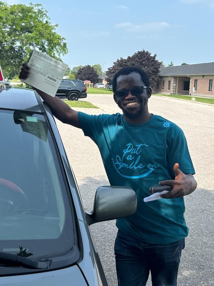 Lady with Certificate