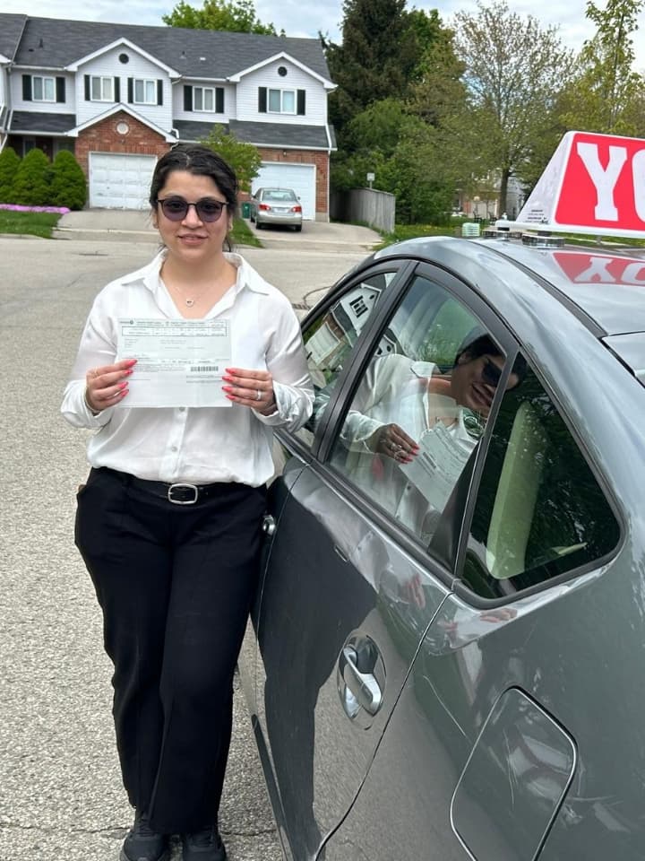 Lady with Certificate