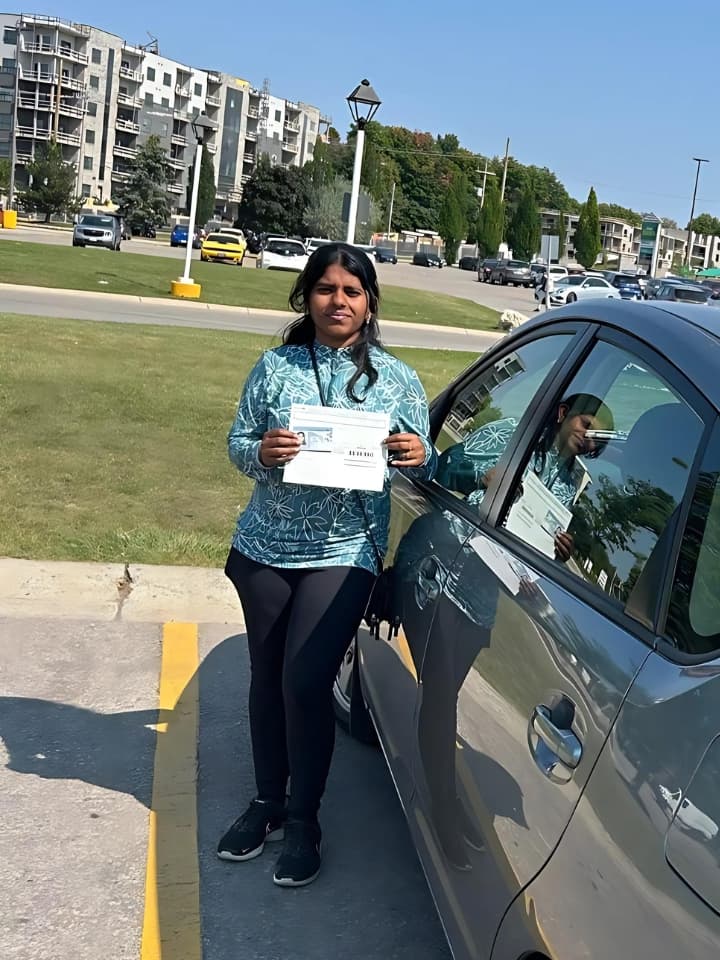 Lady with Certificate